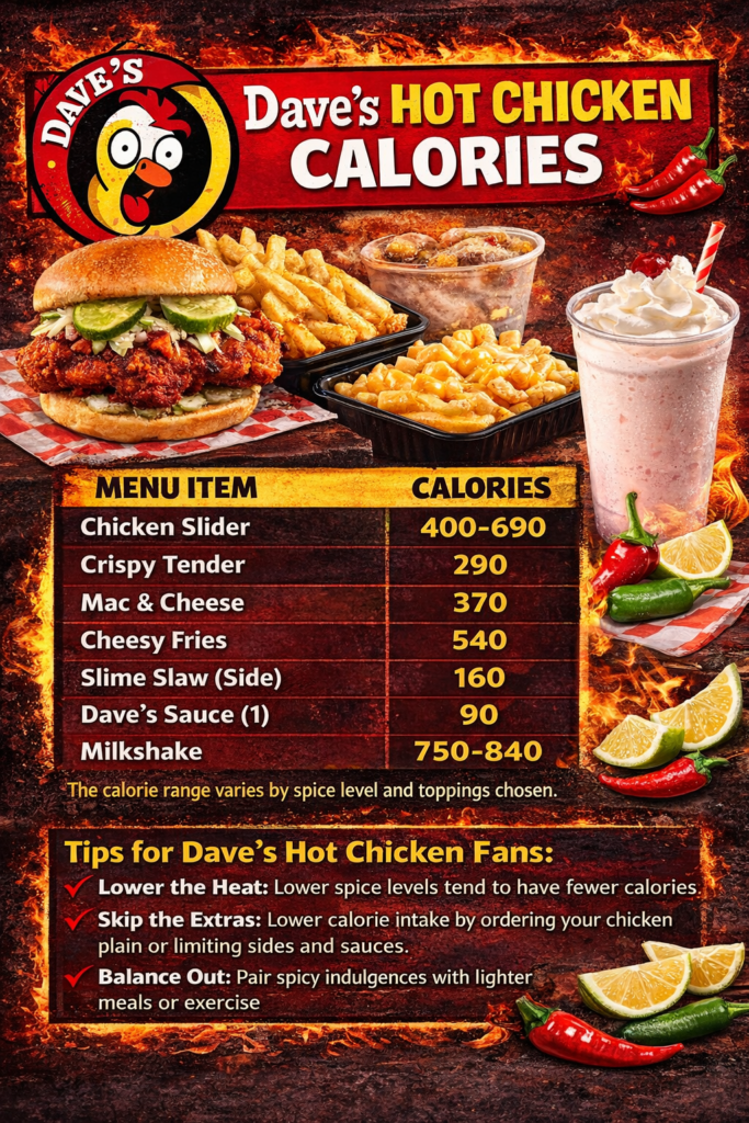 Dave’s Hot Chicken Calories: What You Need to Know Before You Dig In